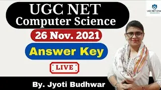 UGC NET COMPUTER SCIENCE Complete Answer key 2021 | UGC NET EXAM 2021