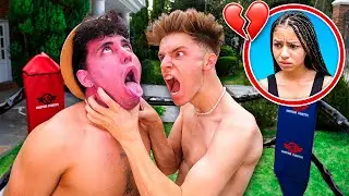 PEGO A MI VECINO EN UN COMBATE POR MI CRUSH