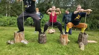 Shaolin Foundation Training in Kungfu.Life Retreat 2025 #kungfulife #shaolinkungfu #shaolinjibengong