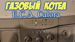 Ремонт газового котла E.C.A Calora быстро мигает L4 перегрев котла  мигает светодиод перегрев котла