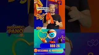 Voc&ecirc; passa pano ou N&Atilde;O pra Produ&ccedil;&atilde;o do BBB 26? COMENTE 🧽 #BBB26 #BigBrotherBrasil #tvglobo #tvlazza