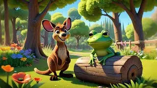 The Kangaroo Lost His Hat 🦘🎩 | Funny Kids Story Song | Bouncy Learning Adventure