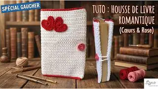 Tuto housse carnet de sant&eacute;, agenda au crochet sp&eacute;cial gaucher @AlextitiaTutoCrochet
