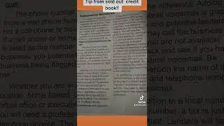 #credit #credittips #tips from credit secrets sold out book!