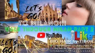 Walking through Milan|Alfaparf team Serbia 2022|&Scaron;etnja kroz Milano|Alfaparf Milano Srbija|part 2