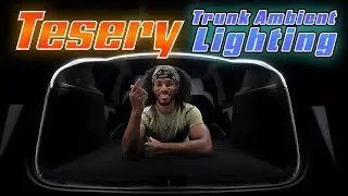 Tesery: Trunk Ambient Lighting for Tesla Model Y/3- Installation and Demo