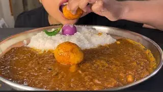 Anda Chawal Eating Challenge 😱🍚 | Egg Rice ASMR | Foodiepriyu
