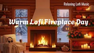 【Lofi Music 46】🔥 Warm Love Lofi in a Quiet Winter Cabin
