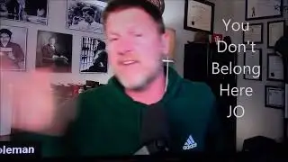 Baron Coleman laying it down to Low IQ Jo. You don't belong here Jo, rant song, Lyrics by Baron