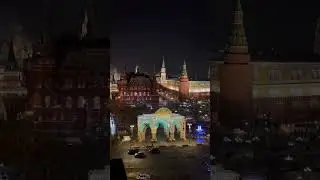 Moscow Red Square ✨ #redsquare #moscow #reels #night #shortsfeeds #trending #viral #vlog #ytshorts