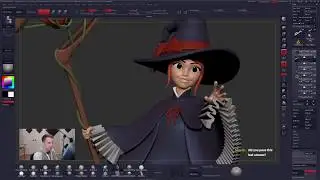 ZBrush Sculpting a Witch - #11