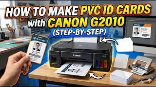 How to make PVC id card in any printer |पीवीसी कार्ड कैसे बनाए
