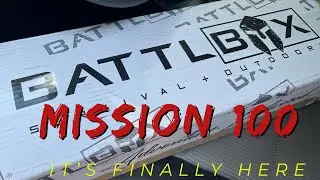 Unboxing Battlbox Mission 100!  Did I Find a Golden Ticket?
