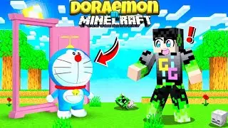 Minecraft, But DORAEMON Spawned in My Game!!
