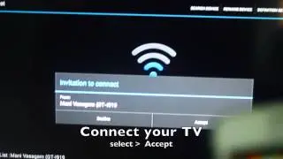 Vu Android TV : Miracast / Screen Mirroring Demo