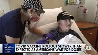 Covid-19 vaccine rollout slower than expected as Americans wait for doses