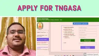 How to apply for tngasa 2021 - Explained in Tamil