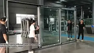 Warren 210 Triple Track Lift & Slide Door: Seamless Aluminum Sliding Door System.