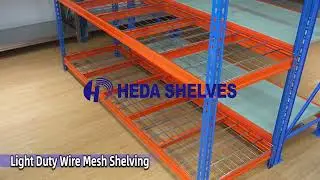 LIGHT DUTY WIRE MESH SHELVING | HEDA SHELVES