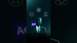 Icon stroke animation in after effects| after effects  #aftereffects #motiondesign #graphicdesign