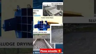 Sludge drying equipment #viral #youtubeshorts #shorts #environment #chemistry #sewagetreatment