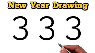2026 New Year Creative Drawing 🎨 | Relaxing & Satisfying