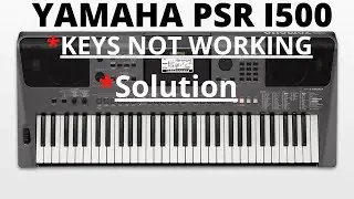 YAMAHA PSR i500 keyboard rubber pad changing