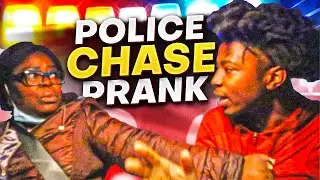 POLICE CHASE PRANK ON AFRICAN MOM * GONE WRONG*