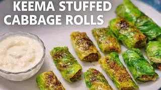 Stuffed Cabbage Meat Rolls | Bite Size Indian Appetizers | Unique & Juicy Recipe You Must Try