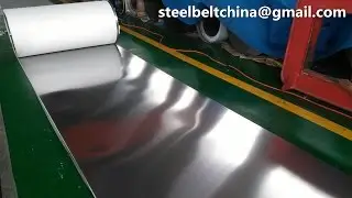 AT1200 Stainless Steel Belt for chemical double belt flaking machine to produce sulphur, wax, resin