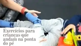 Exercícios para crianças que andam na ponta do pé