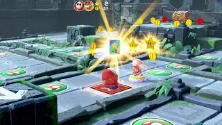 Super Mario Party Partner Party #1665 Domino Ruins Treasure Hunt Shy Guy & Bowser vs Goomba & Mario