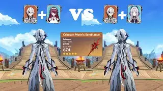 Arlecchino with Rosaria vs Arlecchino with Citlali (Melt) - Damage Comparison | Genshin Impact