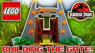 I Built the Jurassic Park Gate Out of Lego!