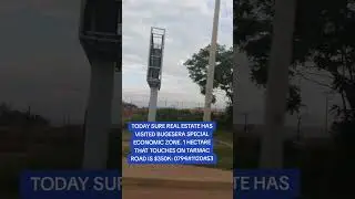 SURE REAL ESTATE HAS VISITED BUGESERA SPECIAL ECONOMIC ZONE.1 HECTARE TOUCHES on Tarmac is $350K