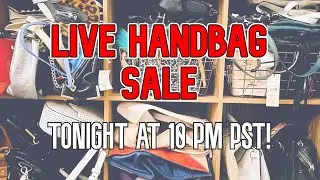 MOTHER'S DAY LIVE PURSE SALE & HELLO KITTY GIVEAWAY! @ 10 PM PST!