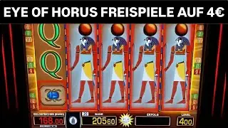 Let&rsquo;s play Eye of Horus auf 4 EURO FREISPIELE bis AUGE geht ab 💶 Spielhalle Jackpot