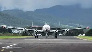Piston Engine Thrust Reversers! The Lockheed C-121C/L-1049C Backs Off
