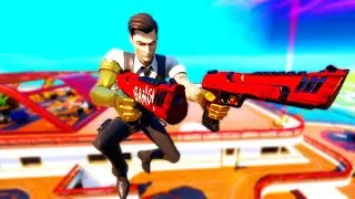 I used DEADPOOL'S MYTHIC Pistols in Fortnite... (Deadpool Pistols Gameplay)