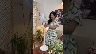 No more power cuts in monsoon with this @amazonhomeindia  fan, got swivel action with LED light.