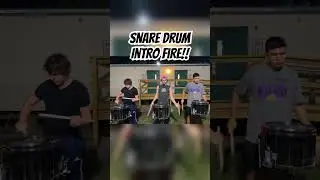 Snare Drum Intro Throwdown!! #drumline #drumcorps #percussion #stcpercussion