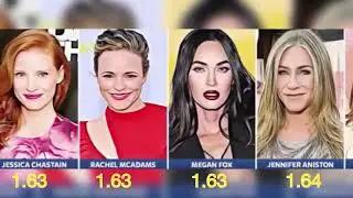 Celebrity Height🔆📽️🧍🏼&zwj;♀️برای منم جالب بود #biography #movie #film #song 