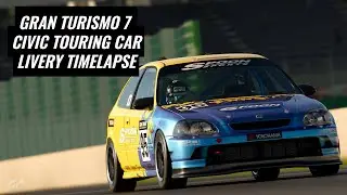 Honda EK Civic Spoon Livery Timelapse - Gran Turismo 7
