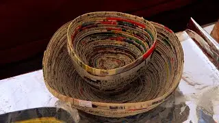 How to Recycle Old Newspapers Into Useful Plates