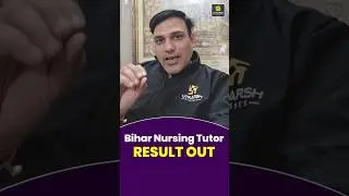Result Out! 🚨 Bihar Nursing Tutor 2025 #nursingexam #shorts