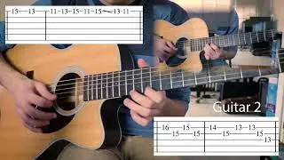 Killer Queen Solo + TABS (re-upload with TABS) for Acoustic Guitar - Brian May/Freddie Mercury Cover