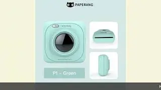 Unboxing Hot Sale Portable P1 Paperang Thermal Printer 3Colors Avail
