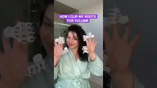 HOW TO USE ROOT CLIPS ON CURLY HAIR FOR VOLUME
