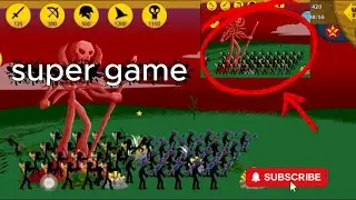 Stick Figure ⚔️ War of FINAL BOSS VAMPIRE vs❄️ICE SUPERHERO | Stick War Legacy Mod | Animugen2048