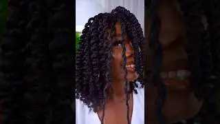 Twist out on blown out natural hair #twistout #naturalhair #blowouthair #naturalhairstyles
